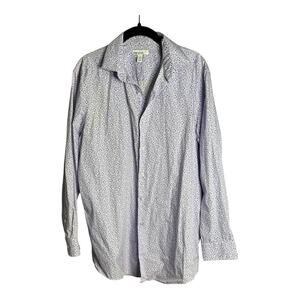 Men’s Bar III Purple Long Sleeve Button Down Cotton Shirt Size Medium